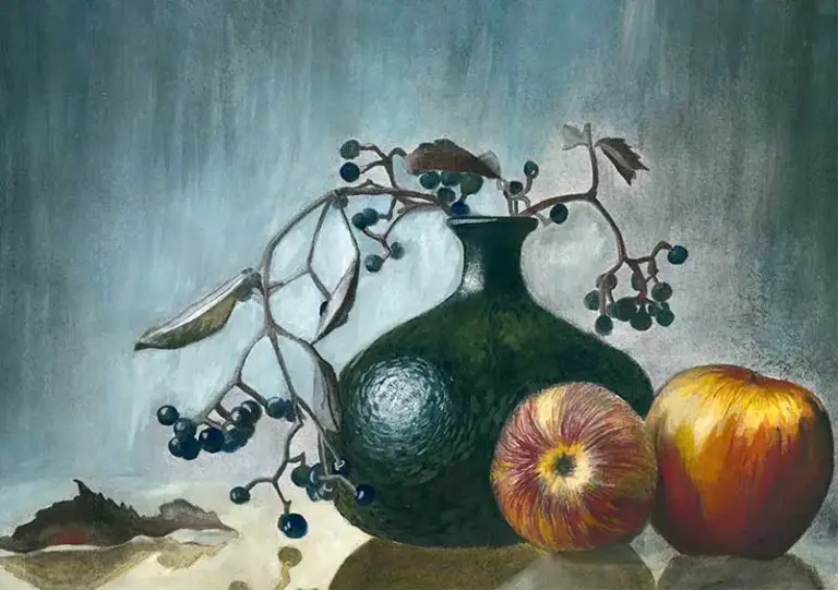 referenzen_Vase & Obst Stillleben