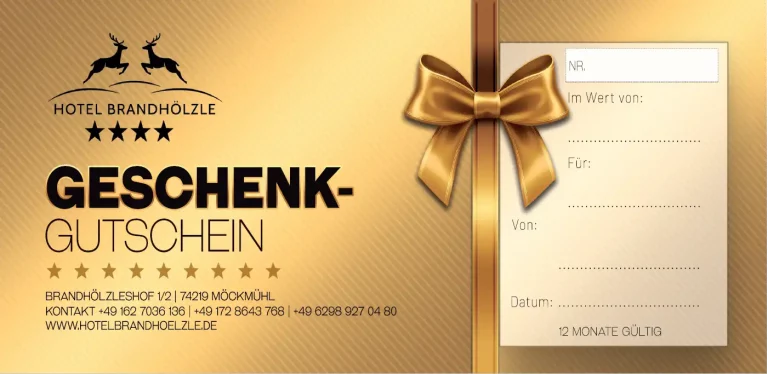 Hotel-Geschenkgutschein
